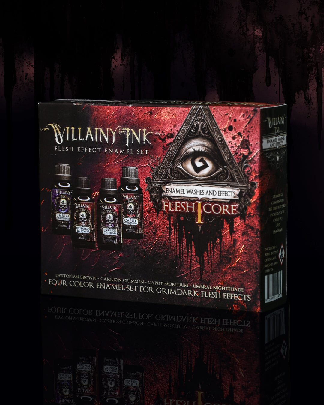 Villainy Ink Enamels Flesh Core Set 1