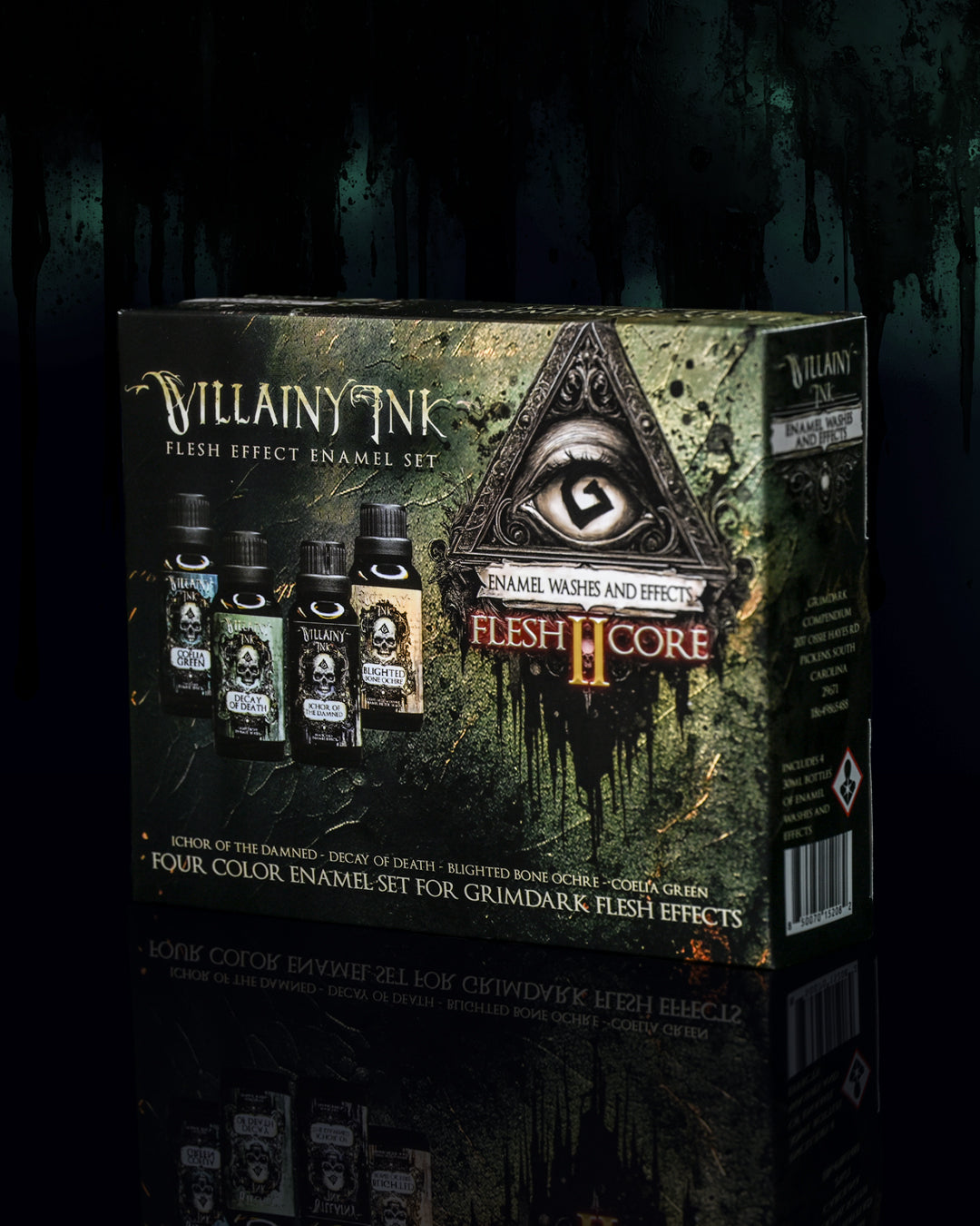 Villainy Ink Enamel Flesh Core Set 2