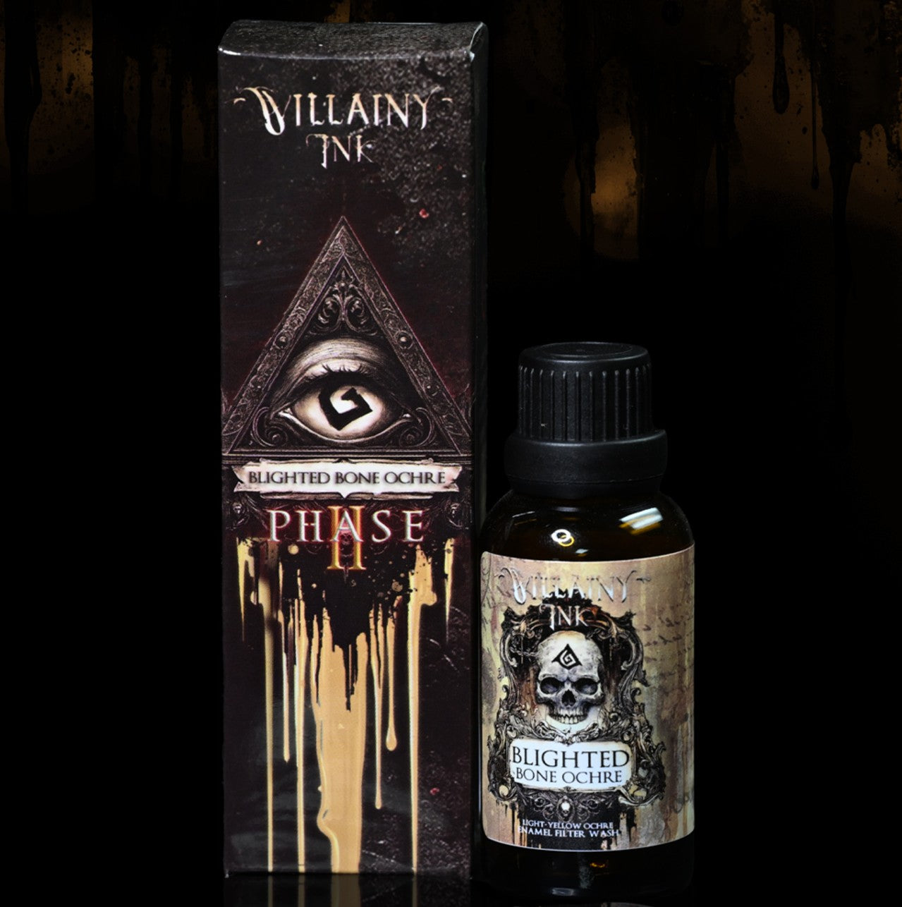 Villainy Ink Enamel - Blighted Bone Ochre