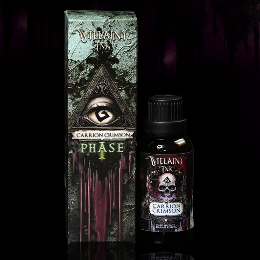 Villainy Ink Enamel - Carrion Crimson