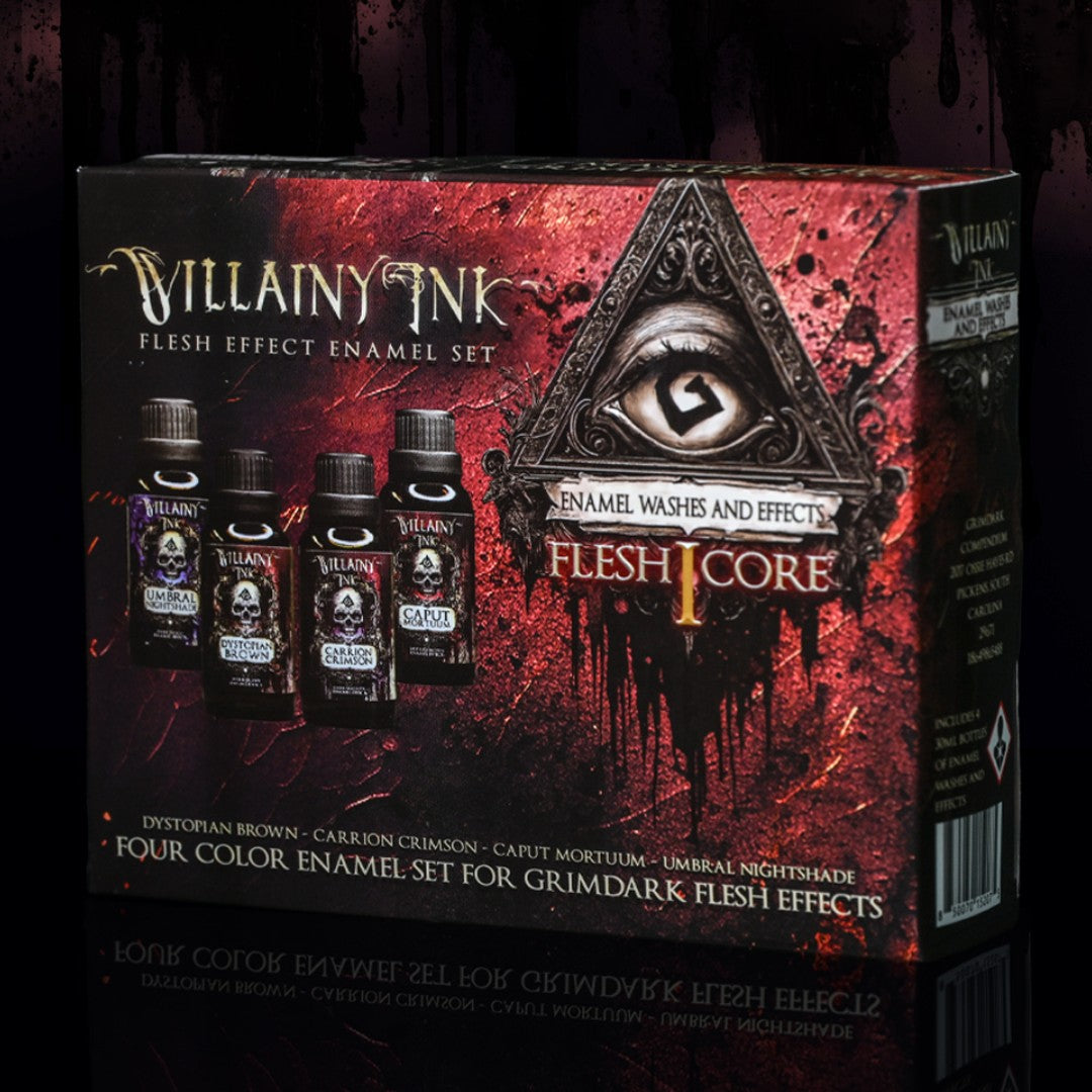 Villainy Ink Enamels Flesh Core Set 1