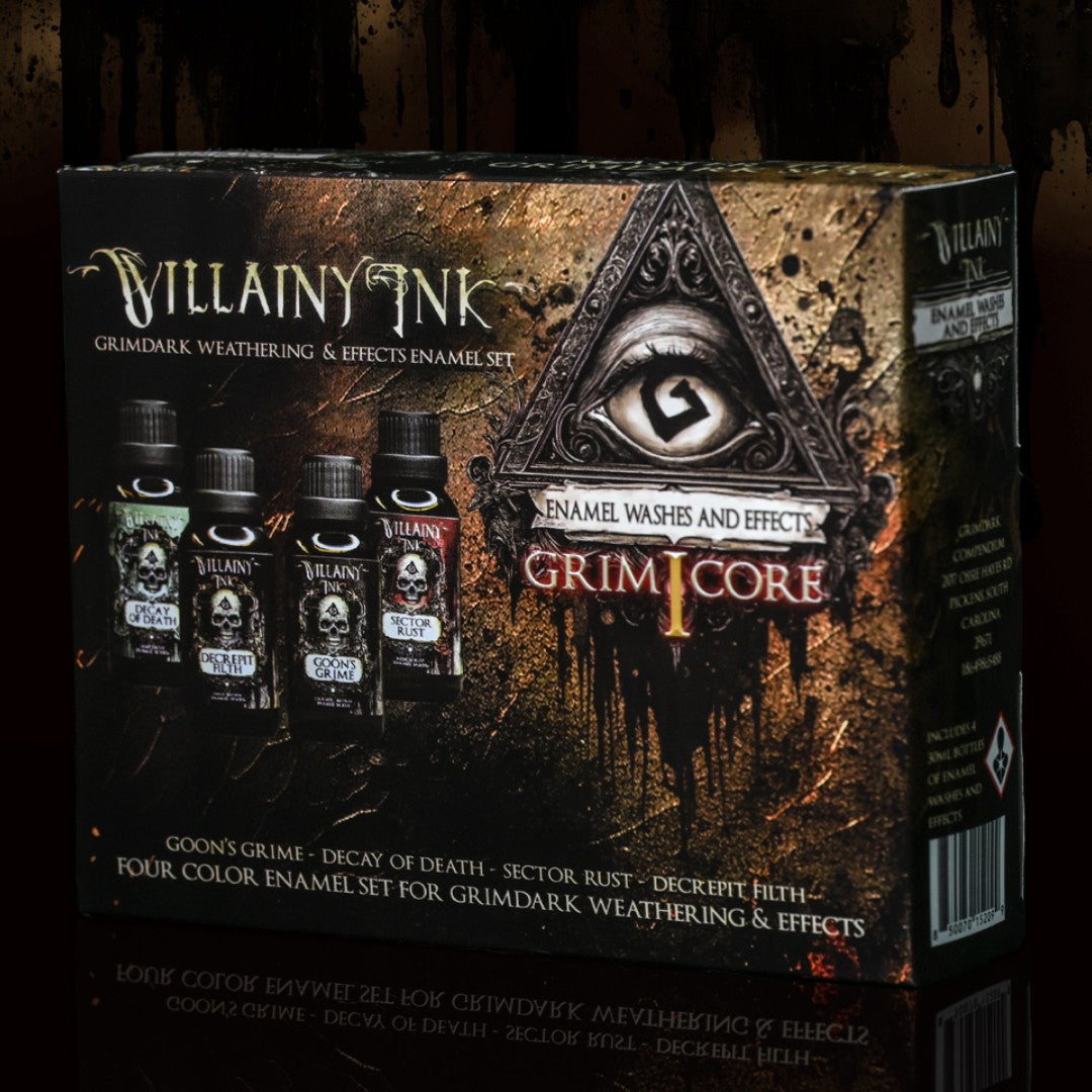 Villainy Ink Enamels Grim Core Set 1