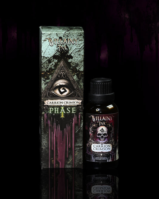 Villainy Ink Enamel Carrion Crimson